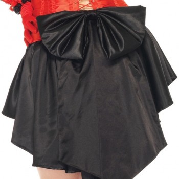 Black Plus Size Burlesque Bustle Skirt ADULT HIRE